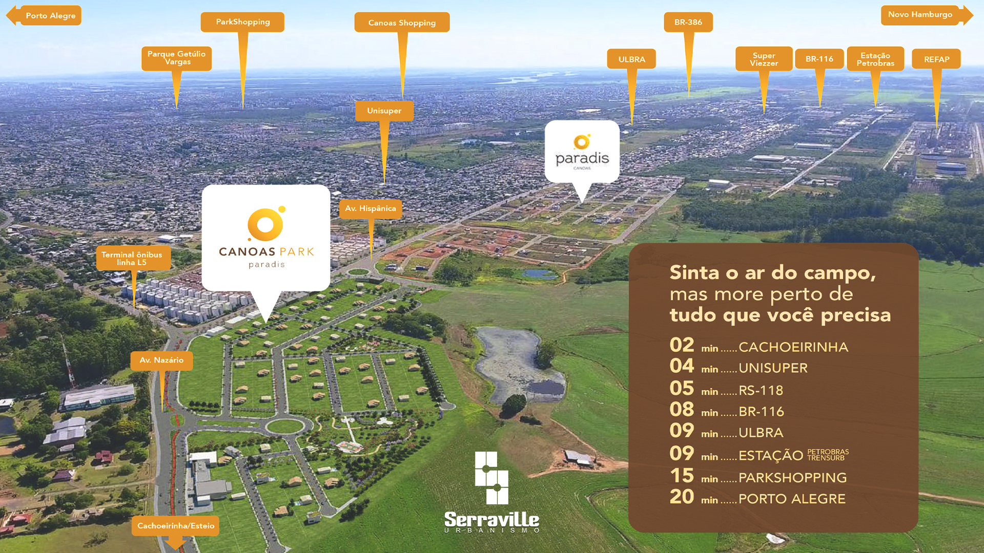 Canoas Park, Loteamento